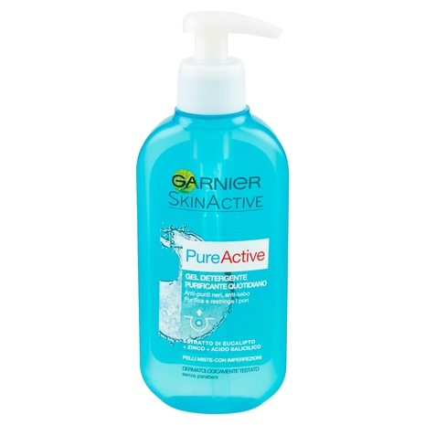 Garnier Pure Active Gel detergente purificante per pelli miste-con Imperfezioni, 200 ml